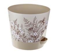 НИКА ДЕКО кашпо 180мм 2,7л нарциссы с прик.полив М3078 /16шт/М-пласт