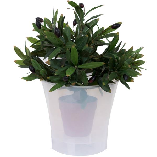 Кашпо для орхидей Арте 3,5л жемчуг-прозрачный АРТ 3,5 Ж-П