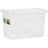 Ящик д/хранения 11л Keeplex Laconic с крышкой прозрачный кристалл KL2504 /6шт/ПР