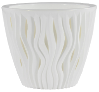 Кашпо Вдохновение 7,5л белый КШ-8667