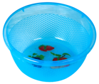 Чаша 8л Медовая прозрачно-голубой