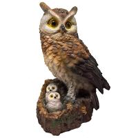 Фигура Семейство сов L17W13H26см 626936/F439