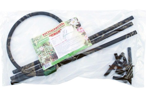 Кустодержатель "Пион" черный/10шт/КА/0073