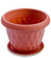 Кашпо "Розетта" 4,9л терракот С128ТЕР