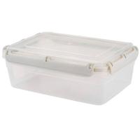 Контейнер с защелками д/прод. 2,6л Plast Team Bergen прямоугол. пепельный жемчуг РТ1047 /10шт/ПТ