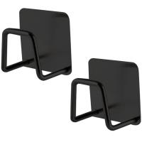 Диспенсер д/губки (2шт) 5*5*3см нержав. черный 108197 /10шт/50шт/Рыжий кот