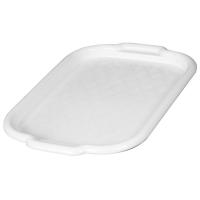 Поднос средний 34*49см белый/160112/Арз