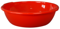 Таз 25л с ручками красный 03007