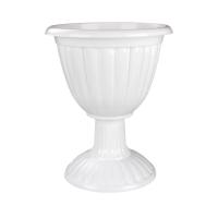 Вазон на высокой ножке 18л Жасмин белый М1392