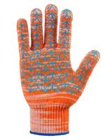 Перчатки хб плотные с ПВХ 10 класс, 6 нитей