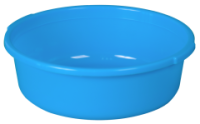 Таз 4л с ручками голубой