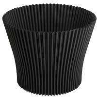 Кашпо Lotos Dlo 19*16,3см черный 072052 