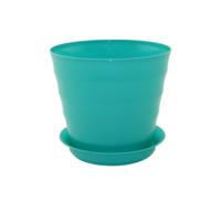 Кашпо Лаура 0,7л бирюзовый ЛР11-60
