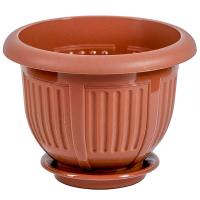 Кашпо Лотос 3,5л терракот 07022
