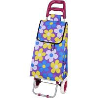 Сумка-тележка Васильки 30кг 34*29*96 см 2-х колесн. пластик 