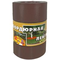 Бордюрная лента 30см*9м коричневая