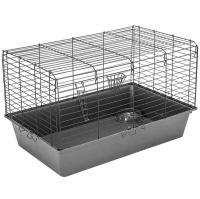 Клетка д/круп. грыз Дарэлл РОДЖЕР №4 складная 78*48*h47см миска 2 кормушка сер-черн/4183/Дарэлл