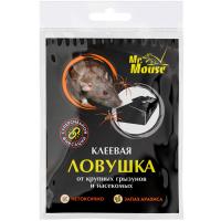 Клеевая ловушка Mr.Mouse от КРУПНЫХ грызунов (1шт) пакет с буклетом (21*35см)