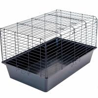 Клетка д/животных ОСТИН №2 складная с дверцей на крыше 78*48*47см черн/черн/4185/Дарэлл