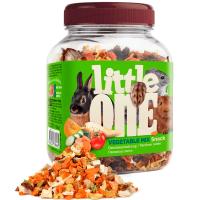 Лакомство д/грыз Литтл Ван овощная смесь банка 140г/6шт/ЧЗ