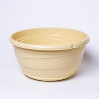 Цветочный горшок Венеция 2,75л кремовый с прикрепленным поддоном