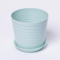 Цветочный горшок Верона 0,75л мятный с поддоном