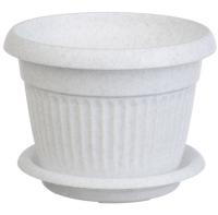 Кашпо ЛИВИЯ 7,4л мрамор М 3021