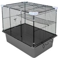 Клетка д/грыз N1 РПК50 без наполнения 42*30*40см серая/4шт/Евро