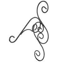 Подставка Настенная РЗДИ Крюк малый 1 горшок графит