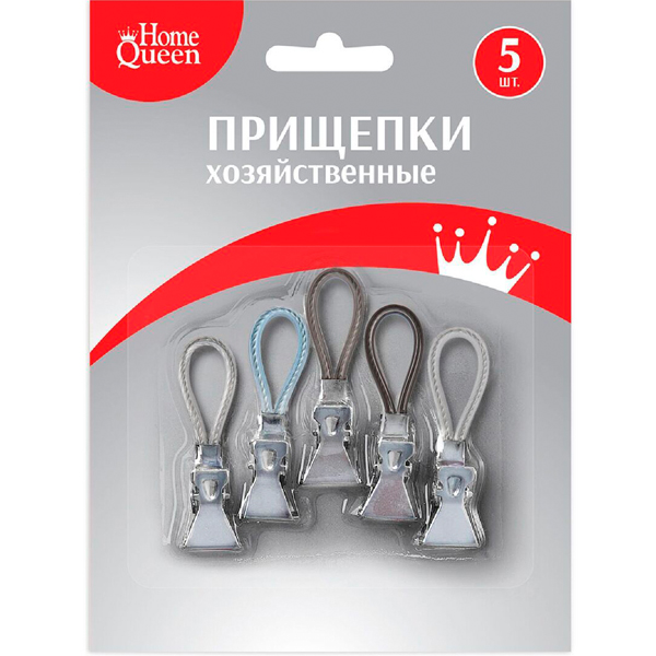 Прищепки д/полотенец (5шт) 77517 /40шт/HQ