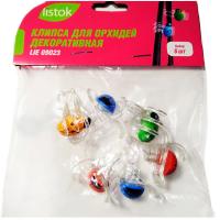 Набор клипс для орхидей 6шт "Божья коровка" 