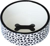 Миска керамика Жираф белая 12,5*5см