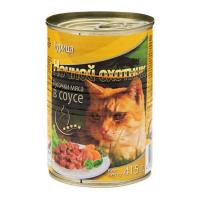 Корм для кошек Ночной охотник 415г СОУС курица