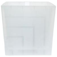 Кашпо для орхидей Квадро 6,6л прозрачный КВ20-00 