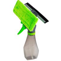 Окномойка с распылителем скребком и насадкой из микрофибры 25*26см /50шт/103998/Рыжий кот