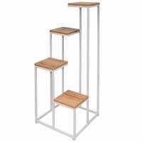 Подставка ЛОФТ напольная 4гор 50-05 белая 103*40*40см РЗДИ