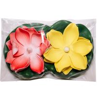 Плав.Кувшинка с подсветкой разноцветн 10см 10926