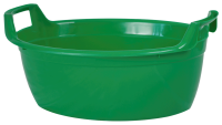 Таз 22л овальный зеленый 03042