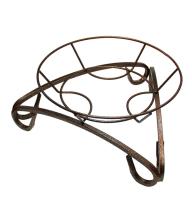 Подставка РЗДИ Напол низкая один горшок антик графит 21