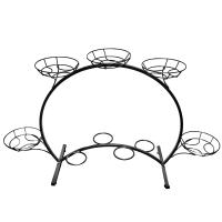 Подставка РЗДИ Радуга 9 горшков черная