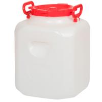 Бочка 40л Дачная квадратная белый