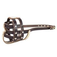 Намордник для собак кожа  №1 28-6см