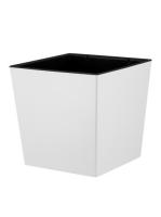 Кашпо Лондон Cube 301*301мм 22л белоснежный жасмин с вставкой IG7802 /4шт/ПР 