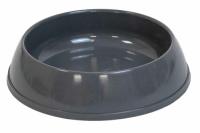 Миска одинарная пластик д/кошек ZERO нулевка 200мл серая/2234/Дарэлл