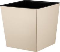 Кашпо Лондон квадрат 177мм Cube 4,2л калифорнийский миндаль с вставкой 