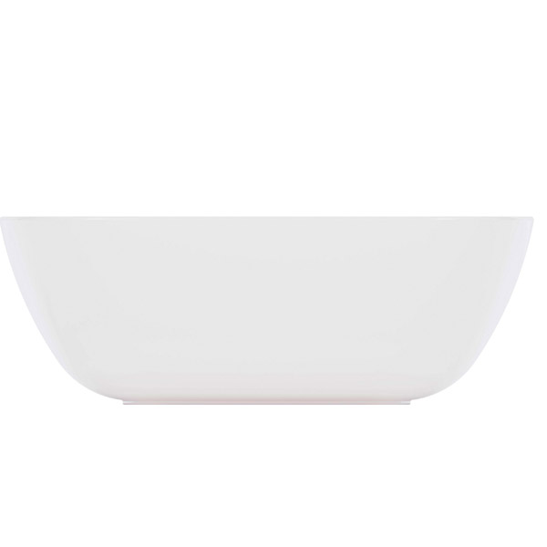 Тарелка Квадро глубокая белый М8040 /25шт/ Альтерн