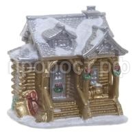 домик с крыльц