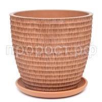 Плиссе терракота бутон