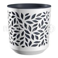 Leaves-белый-антрацит