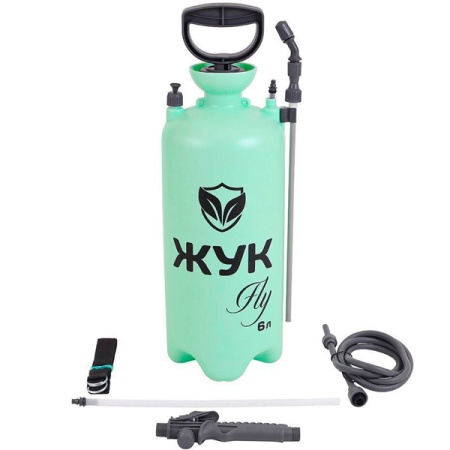 Опрыскиватель 6л помп. Жук Fly ОП-320 мятный 9958-00 /6шт/Цикл